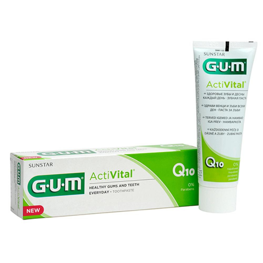 Nuo 4 38 GUM ACTIVITAL dantų pasta su Q10 kofermentais 75 ml