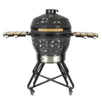 Kamado grilis su priedais Zyle 62 cm, X Large Diamond, ZY24KSGYDISET, pilkas