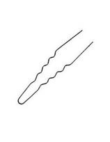 Comair plaukų smeigtukai banguoti 75x1,20mm, juodi 50vnt