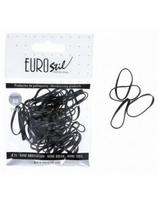 EuroStil plaukų gumytės elastingos, juodos Eurostil 50vnt