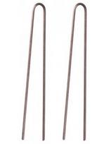 EuroStil plaukų smeigtukai 60mm tiesūs, rudi 200g