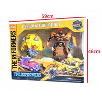 Mega rinkinys 2in1 Transformer Bumblebee ir kaukė