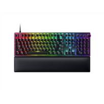 Razer Huntsman V2 juodos spalvos laidinė optinė (Linear Red Switch) žaidimų klaviatūra su Nordic raidžių išsidėstymu ir RGB LED apšvietimu