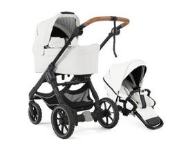 Universalus vežimėlio komplektas Emmaljunga NXT 90F Duo 2 in 1 L.White/Outdoor važiuoklė