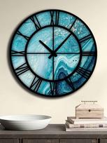 HOME ART Sienos dekoracija – laikrodis, 50 cm