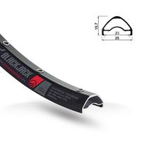 Ratlankis BlackJack Ready23 28/29" (622x23) 28H bekamerinis (aliuminis, juodas)