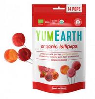 YUMEARTH ekologiški įvairių vaisių ir uogų skonio ledinukai BIO ant pagaliuko (4 rūšys) 85g 14 vnt.