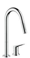 Dviejų dalių maišytuvas su ištraukiama žarna plautuvei, chromo sp. Hansgrohe AXOR Citerrio M, 34822000
