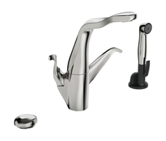 Virtuvinis maišytuvas su ventiliu indaplovei, 230/12 V ALESSI Swan By Oras 8227F