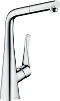 Virtuvinis maišytuvas su ištraukiama žarna Hansgrohe Metris M71 73812000