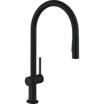 Virtuvinis maišytuvas su ištraukiama žarna Hansgrohe Talis M54 72801670 (juodas matinis)