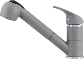 Virtuvinis maišytuvas su ištraukiama žarna Kernau KWT 04A PO Grey Metallic 50010
