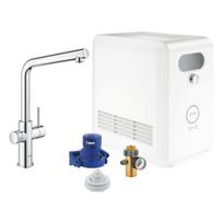 Virtuvės maišytuvo su vandens filtro funkcija ir vandens aušintuvo komplektas Grohe Blue Professional 31347003, chromas