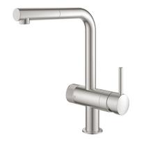 Plautuvės maišytuvas su filtro funkcija Grohe Blue Pure Minta, 31721DC0, nerūd.plienas