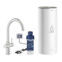 Virtuvinis maišytuvas su filtravimo sistema ir L dydžio boileriu Grohe RED DUO 30079DC1, nerūdijantis plienas