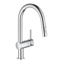 Virtuvinis maišytuvas su ištraukiama žarna Grohe MINTA 32321002, chromas