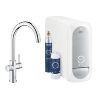 Plautuvės maišytuvas su filtro funkcija GROHE BLUE HOME C, 31455000, chromo