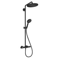 Termostatinė dušo sistema Hansgrohe Croma Select S 26890670 (juoda matinė)