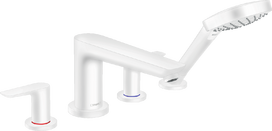 4 skylių vonios maišytuvas Hansgrohe Talis E 71748700, baltos spalvos