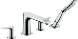 4 dalių vonios maišytuvas Hansgrohe Metris 31442000