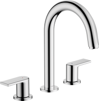 3 skylių praustuvo maišytuvas Hansgrohe Vernis Shape, 71563000, chromas