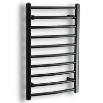 Elektrinis rankšluosčių džiovintuvas be laido Elegance 50x80 cm, VREL5080BM+HEC300W, juodas matinis, tenas kairėje