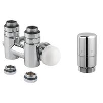 Centrinis pajungimo komplektas su termostatiniu ventiliu Sapho TWIN Combi CP5010+CP6020