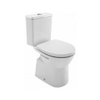 Kombinuotas WC Sanindusa EASY 131916004 su kietu, soft close dangčiu, horizontalus, 3/6 ltr, baltas