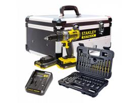Suktuvas-gręžtuvas su priedais Stanley SFM 18V 2.0Ah