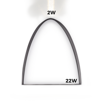 Lauko sieninis šviestuvas LED Prezent Stero, 31652
