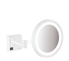 Skutimosi veidrodis su LED lempute Hansgrohe AddStoris, baltas matinis, 41790700