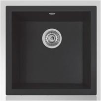 Akmens masės plautuvė Rigel B, juoda metallic