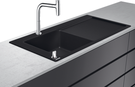 Virtuvės plautuvės ir maišytuvo komplektas Hansgrohe C51, 43228000