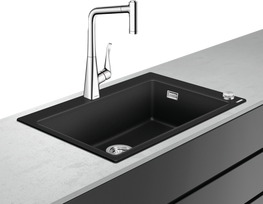 Virtuvės plautuvės ir maišytuvo komplektas Hansgrohe C51, 43213000