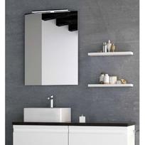 Veidrodis KAME su Garda LED šviestuvu IP44, judesio sensorius, 60cm pločio,  M21/60-80