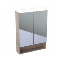 Veidrodinė spintelė su apšvietimu GEBERIT ACANTO 500.644.00.2, 60 cm (2 durelės)