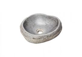 Pastatomas natūralaus akmens praustuvas BATHCO PIEDRA RIO 00393