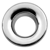 Praustuvo persiliejimo mechanizmo skylės apvali apdaila ND1601, chromo spalvos