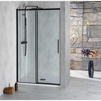 Juodos dušo durys į nišą Altis Line Black 110cm  AL3912B