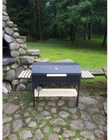 BBQ grilis su dangčiu Abas Smokehouse Horeca