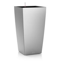 Vazonas su savaiminio drėkinimo sistema LECHUZA Cubico Premium 40 Silver, 18195