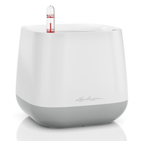 Vazonas su savaiminio drėkinimo sistema LECHUZA Yula white/gray, 13862