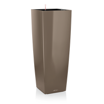 Vazonas su savaiminio drėkinimo sistema LECHUZA Cubico alto Premium 40 Taupe, 18234