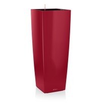 Vazonas su savaiminio drėkinimo sistema LECHUZA Cubico alto Premium 40 Scarlet Red, 18249