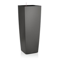 Vazonas su savaiminio drėkinimo sistema LECHUZA Cubico alto Premium 40 Charcoal, 18233