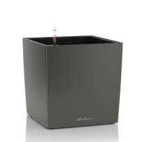 Vazonas su savaiminio drėkinimo sistema LECHUZA Cube Premium 40 Charcoal, 16363