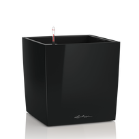 Vazonas su savaiminio drėkinimo sistema LECHUZA Cube Premium 50 black, 16569