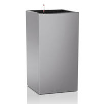 Vazonas su savaiminio drėkinimo sistema LECHUZA Canto column 40 silver, 13658