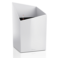 Vazonas su savaiminio drėkinimo sistema LECHUZA Cursivo Premium 30 White, 16600