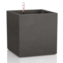 Vazonas su savaiminio drėkinimo sistema LECHUZA Canto Color Cube 30 black, 13702